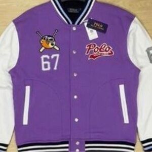 Polo by Ralph Lauren Kids Purple and White Jacket